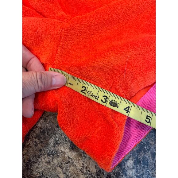 Boden Orange Terry Cloth Sleeveless Romper Size 2 - Picture 9 of 9